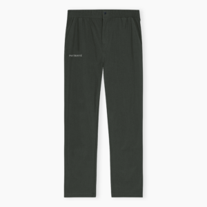 Relaxed Fit Nylon Pants – Charcoal Grey